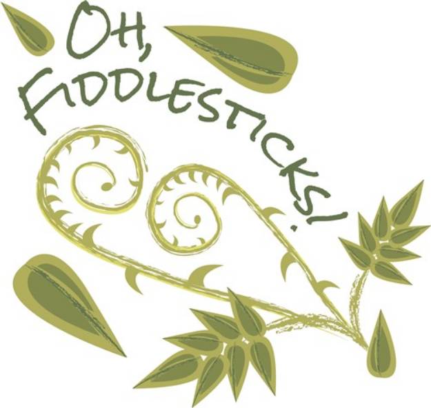 Picture of Oh Fiddlesticks SVG File