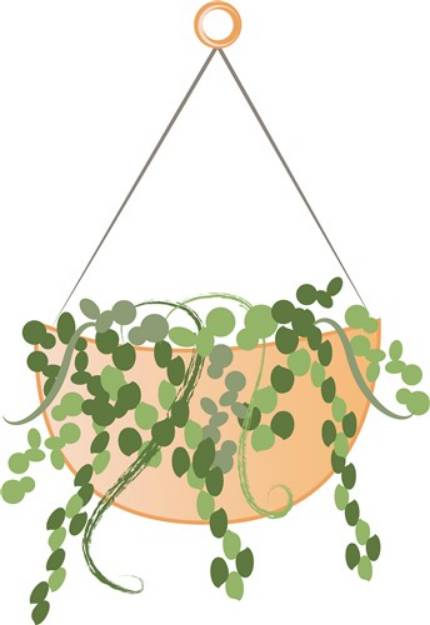Picture of Hanging Plant SVG File