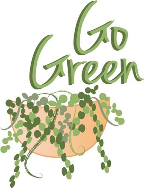 Picture of Go Green SVG File