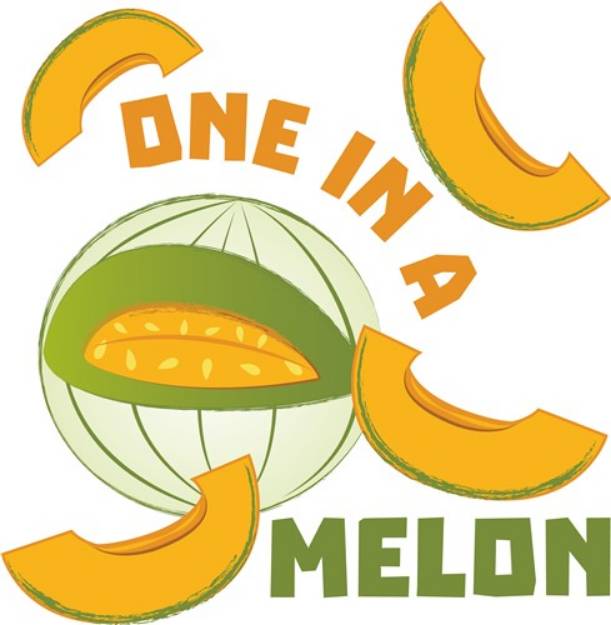 Picture of One In A Melon SVG File