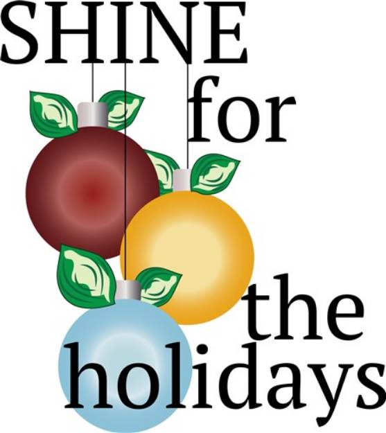 Picture of Shine For Holidays SVG File