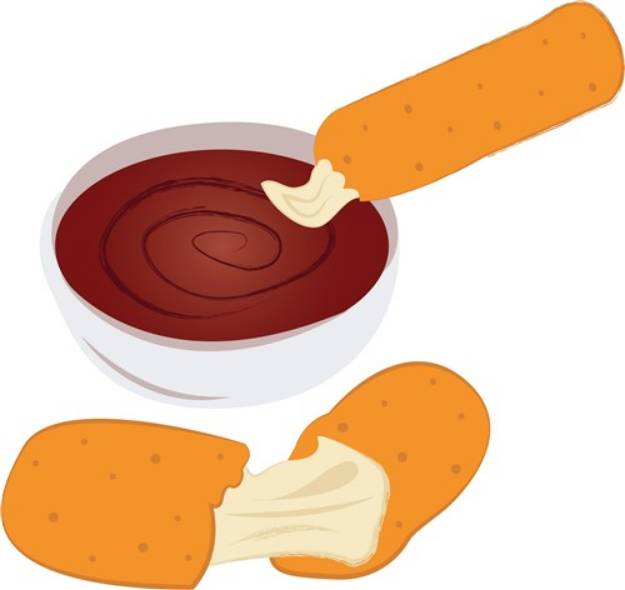 Picture of Cheese Sticks SVG File