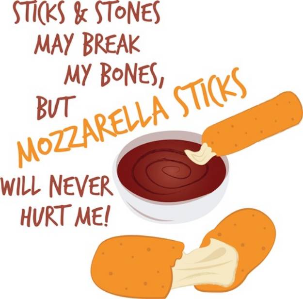 Picture of Mozzarella Sticks SVG File