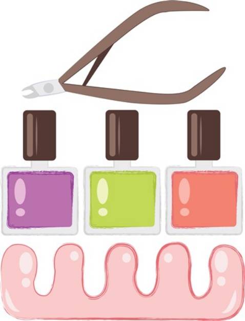 Picture of Pedicure Tools SVG File