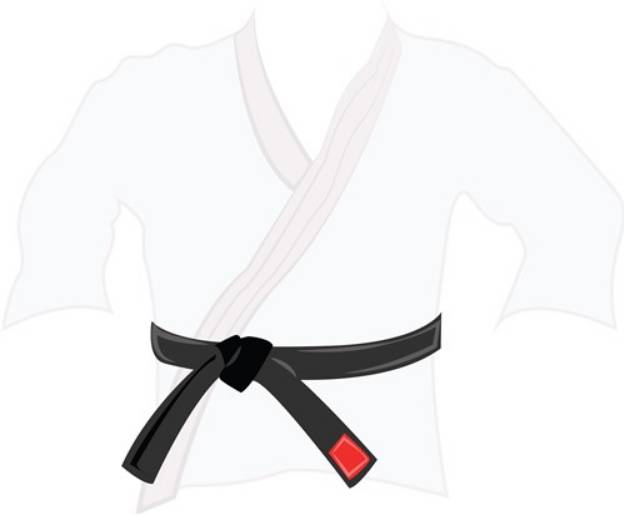 Picture of Karate Uniform SVG File