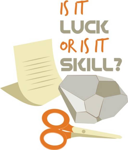 Picture of Luck Or Skill SVG File