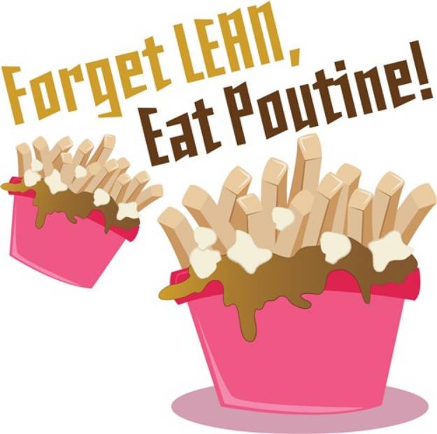 Picture of Eat Poutine SVG File