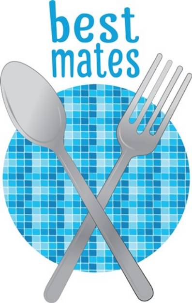 Picture of Best Mates SVG File