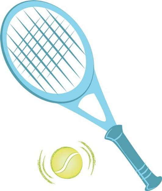 Picture of Tennis Racquet SVG File