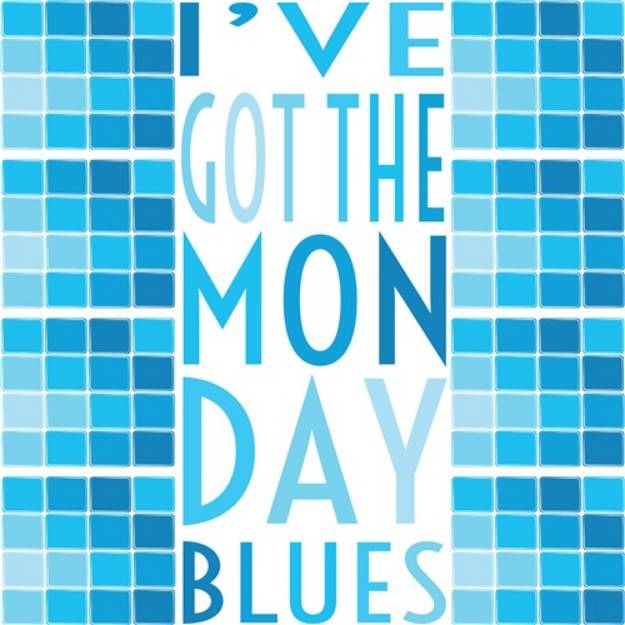 Picture of Monday Blues SVG File