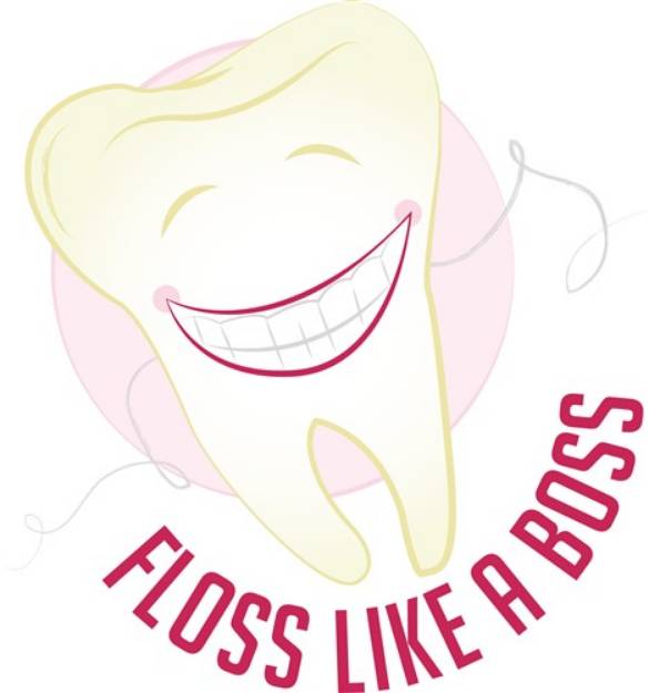 Picture of Floss Like Boss SVG File