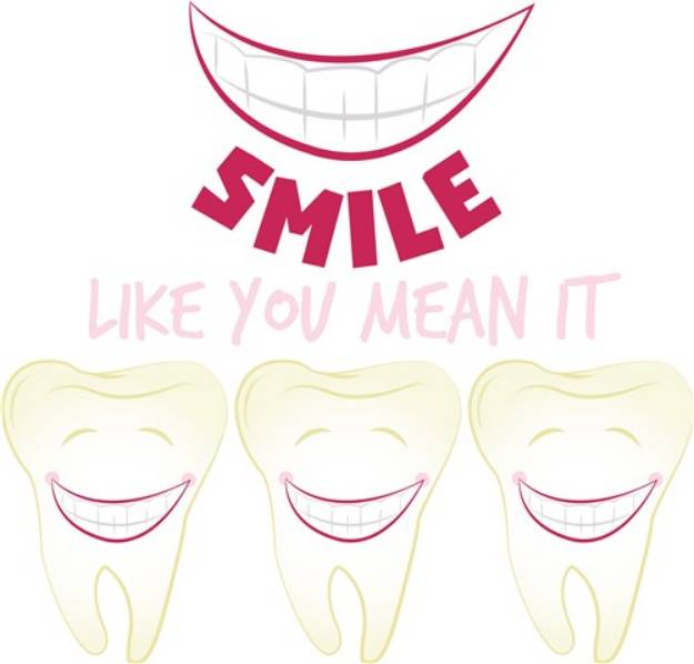 Picture of Smile Teeth SVG File