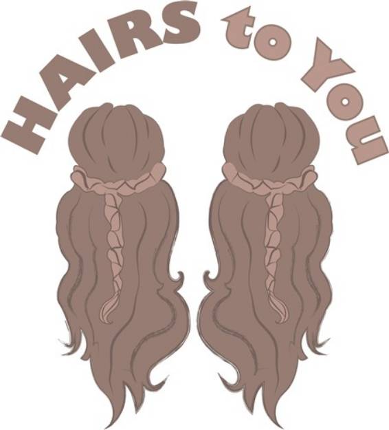 Picture of Hairs To You SVG File