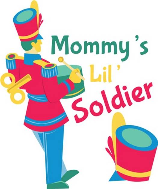 Picture of Mommys Soldier SVG File