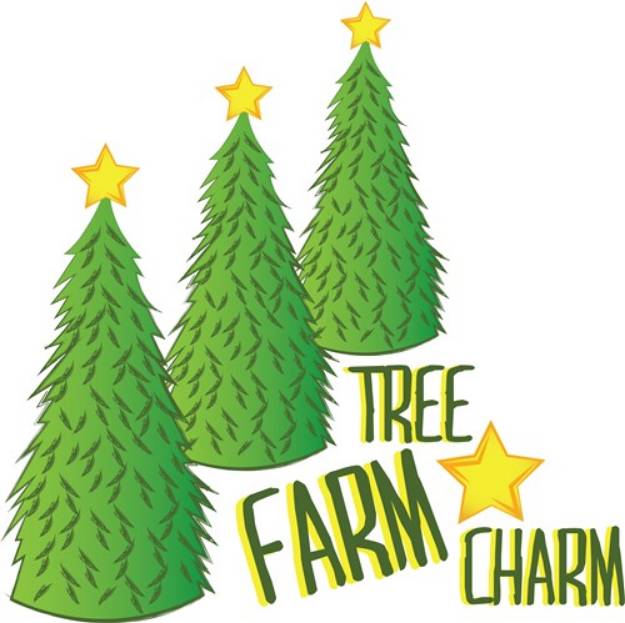 Picture of Tree Farm Charm SVG File