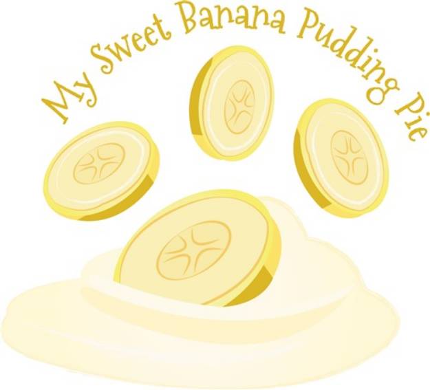 Picture of Banana Pudding SVG File