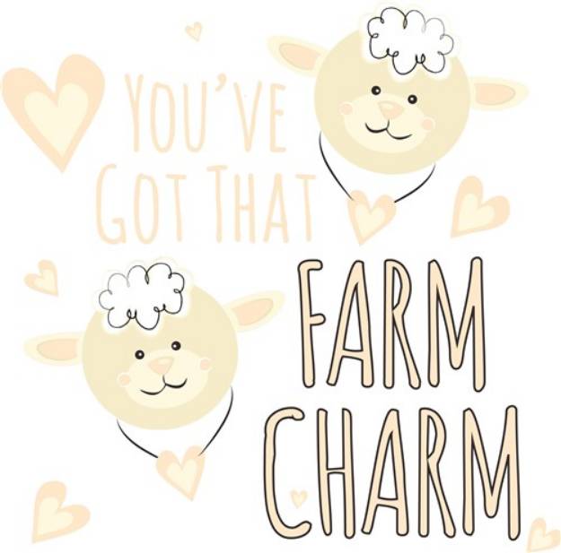 Picture of Farm Charm SVG File