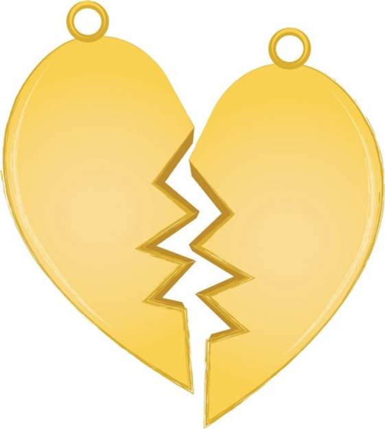 Picture of Heart Pendants SVG File