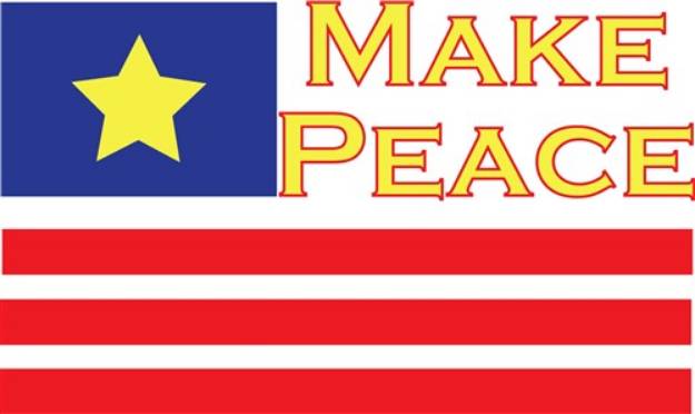 Picture of Make Peace SVG File