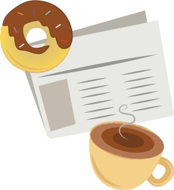 Picture of Coffe & Donut SVG File