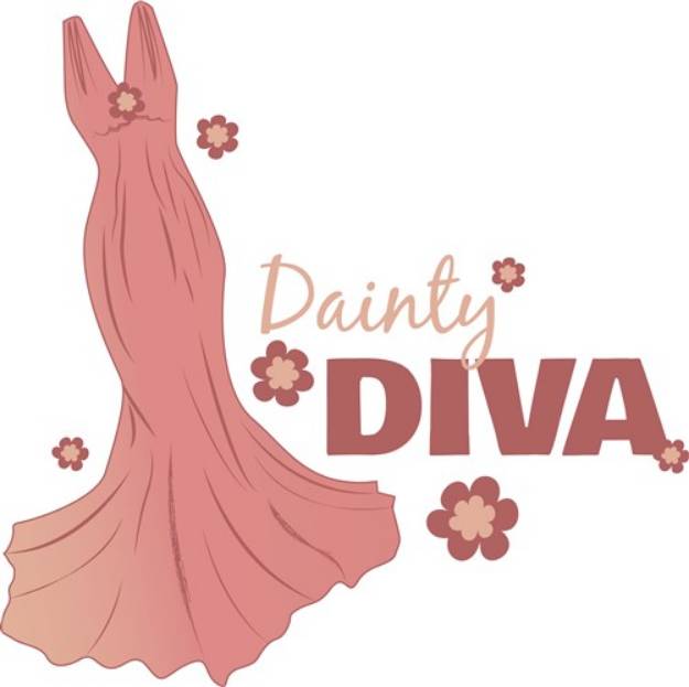 Picture of Dainty Diva SVG File