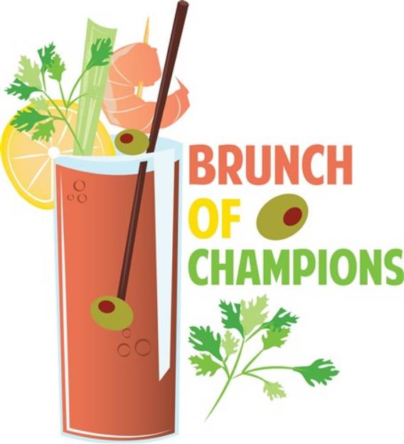 Picture of Brunch Of Champions SVG File