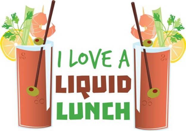 Picture of Liquid Lunch SVG File