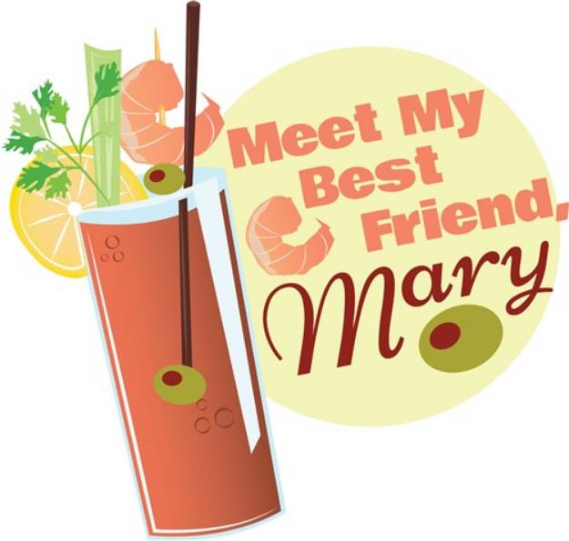 Picture of Best Friend Mary SVG File