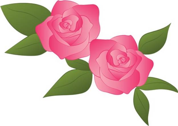 Picture of Red Roses SVG File