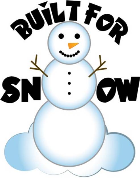 Picture of Built For Snow SVG File