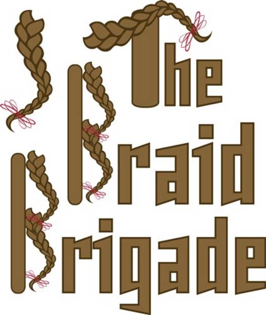 Picture of Braid Brigade SVG File