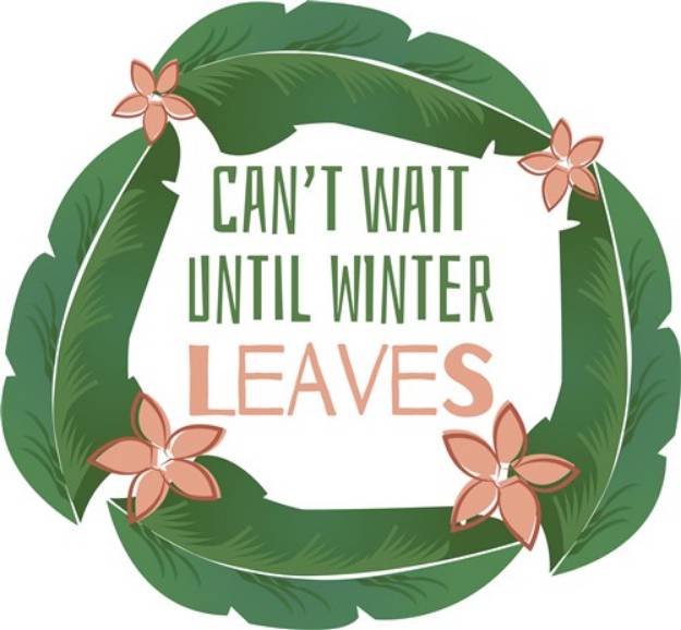 Picture of Winter Leaves SVG File