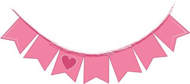 Picture of Valentine Banner SVG File