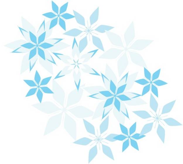 Picture of Snowflakes SVG File