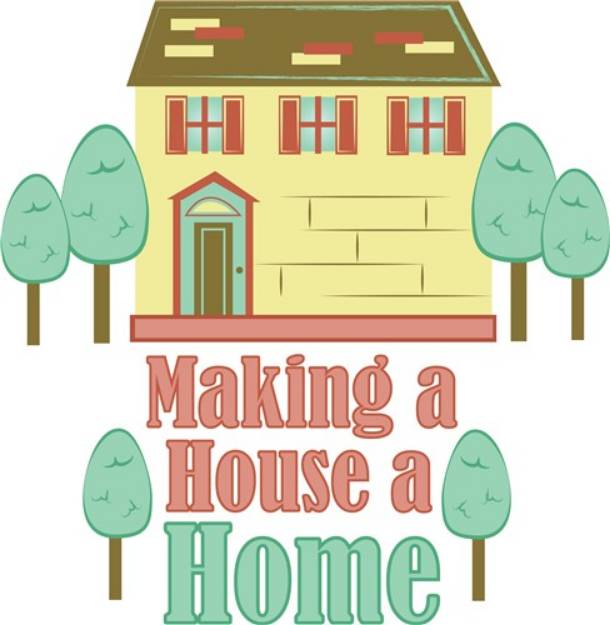 Picture of House A Home SVG File
