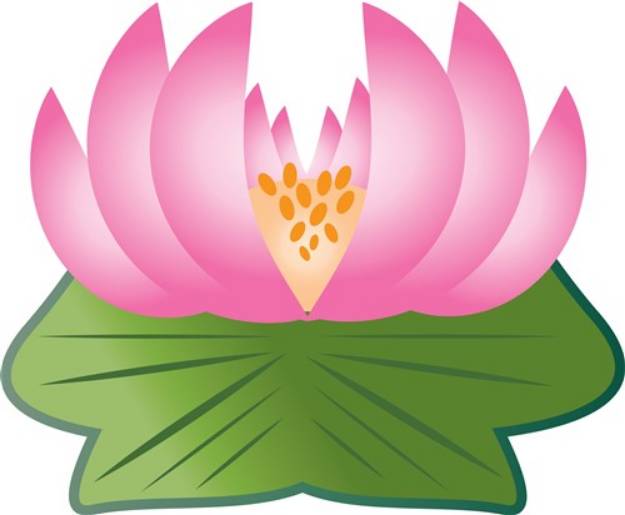 Picture of Lotus Flower SVG File
