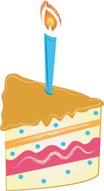 Picture of Birthday Cake SVG File