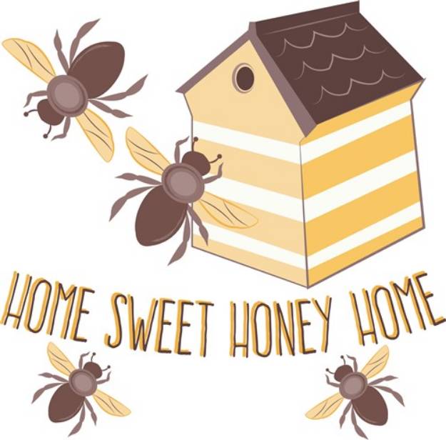 Picture of Honey Home SVG File