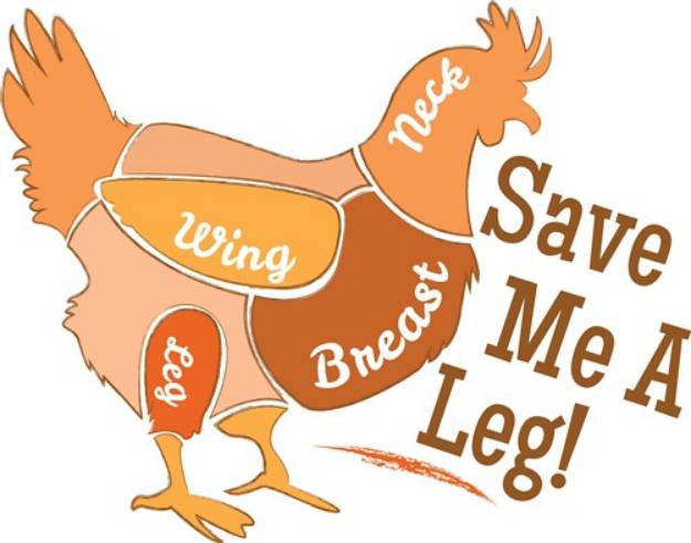 Picture of Save A Leg SVG File