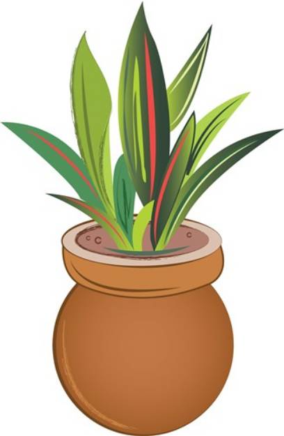 Picture of Potted Plant SVG File