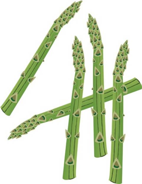 Picture of Asparagus SVG File