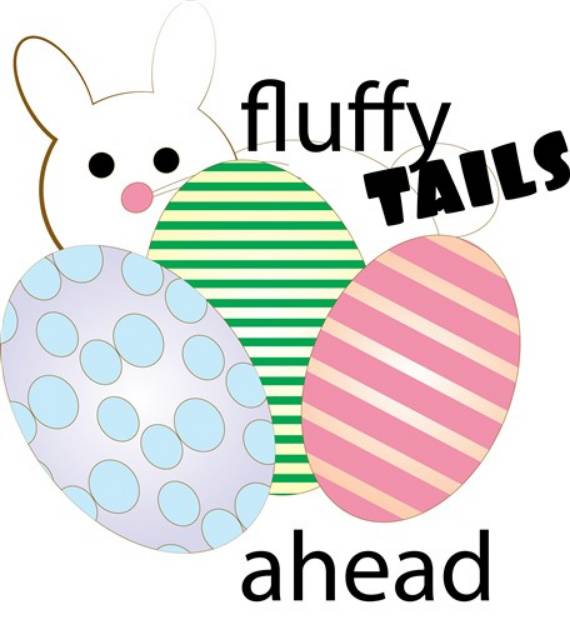 Picture of Fluffy Tails Ahead SVG File