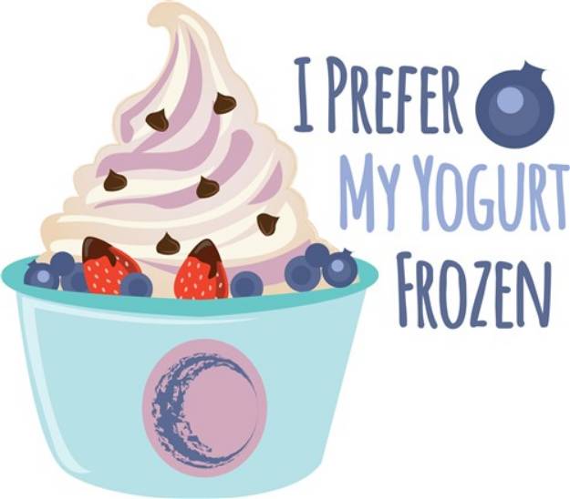 Picture of Frozen Yogurt SVG File