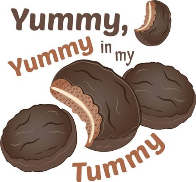 Picture of Yummy In Tummy SVG File