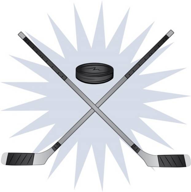Picture of Hockey Stick SVG File
