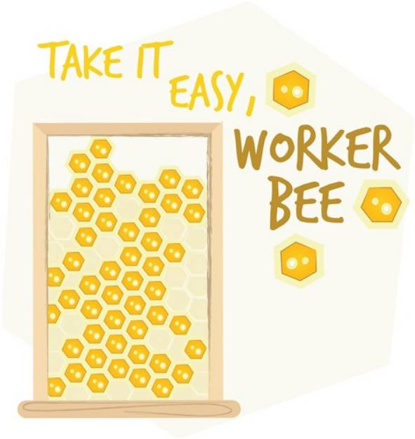 Picture of Worker Bee SVG File