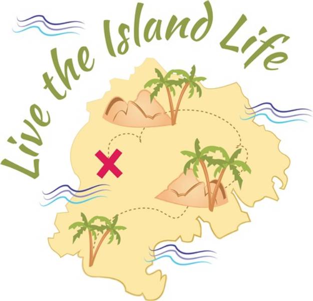 Picture of Island LIfe SVG File