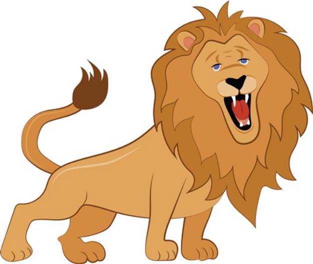 Picture of Lion Roar SVG File