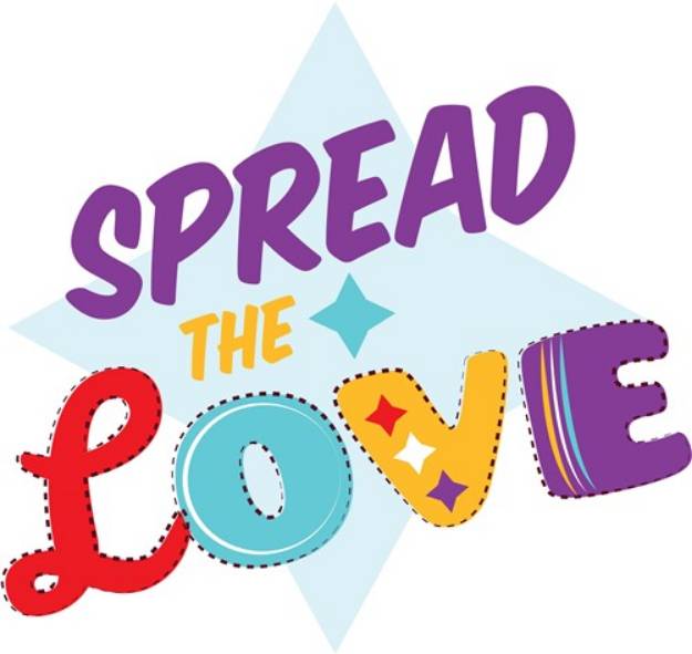 Picture of Spread The Love SVG File