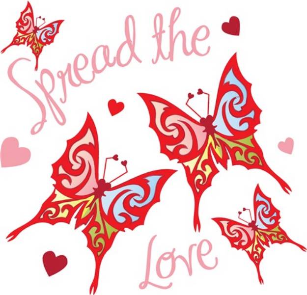 Picture of Spread Love SVG File